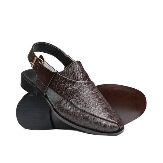 Handmade Choco Peshawari Sandal-04