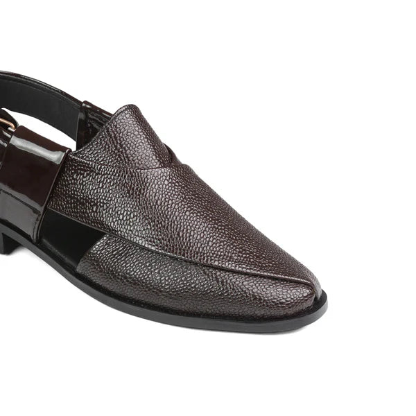 Handmade Choco Peshawari Sandal-04
